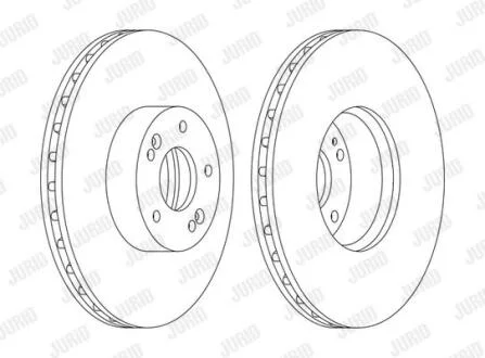 Диск гальмівний Jurid 562778JC-1