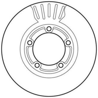 Диск гальмівний Jurid 562800JC