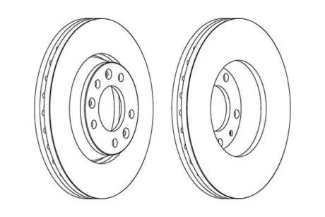 Диск гальмівний Jurid 562839JC