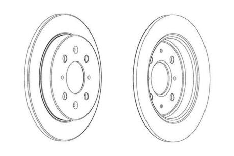 Диск гальмівний Jurid 562851JC