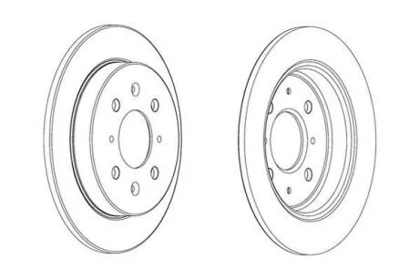 Диск гальмівний Jurid 562851JC