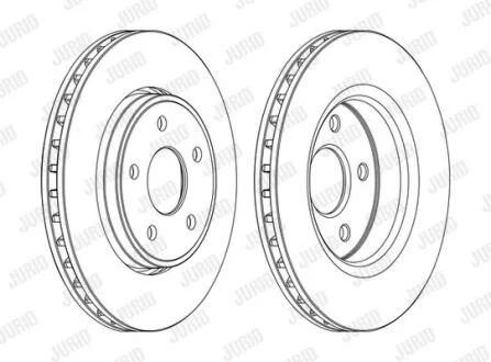 Диск гальмівний Jurid 562854JC-1