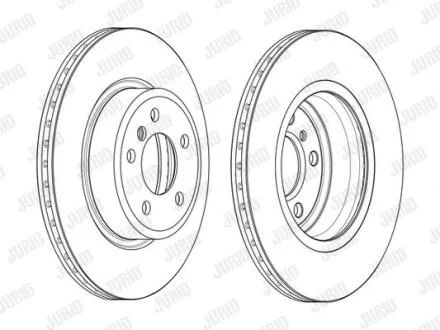 Диск гальмівний Jurid 562889JC