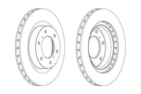 Диск гальмівний Jurid 562913JC