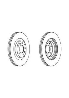 Диск гальмівний Jurid 562921JC-1