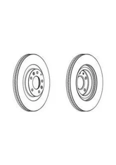 Диск гальмівний Jurid 562921JC-1