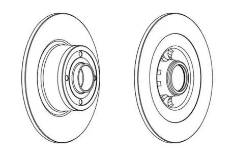 Диск гальмівний Jurid 562935JC-1