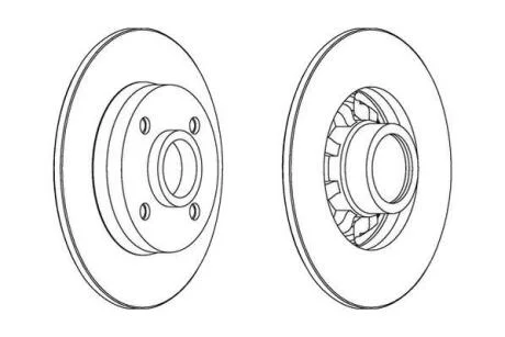 Диск гальмівний Jurid 562936J