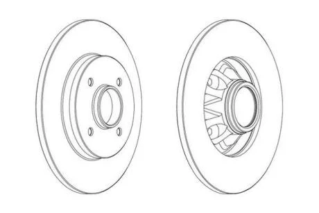 Диск гальмівний Jurid 562937JC-1