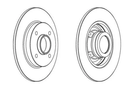 Диск гальмівний Jurid 562938JC-1