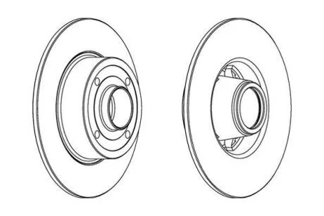 Диск гальмівний Jurid 562939JC-1