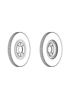 Диск гальмівний Jurid 562942JC