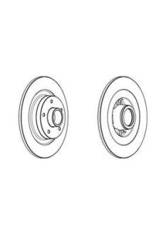 Диск гальмівний Jurid 562974J-1