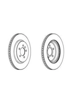 Диск гальмівний Jurid 562975JC