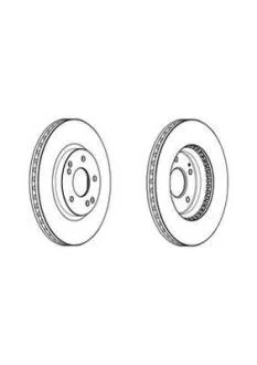 Диск гальмівний Jurid 562984JC