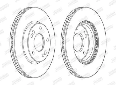 Диск гальмівний Jurid 562986JC