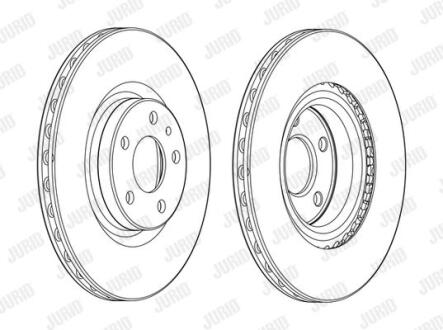 Диск гальмівний Jurid 562988JC (фото 1)