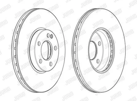 Диск гальмівний Jurid 562989JC-1