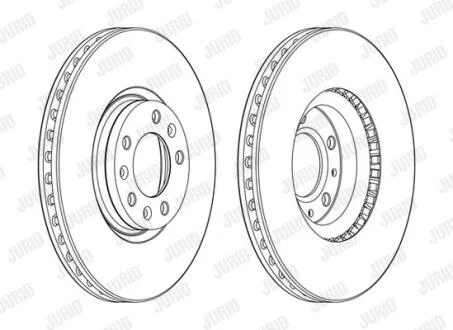 Диск гальмівний Jurid 562994JC