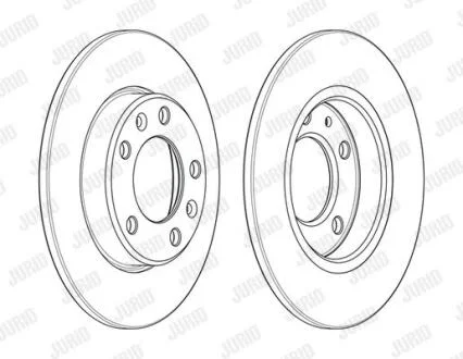 Диск гальмівний Jurid 562996JC