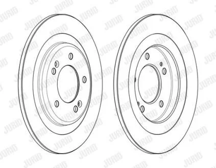 Диск гальмівний Jurid 563000JC