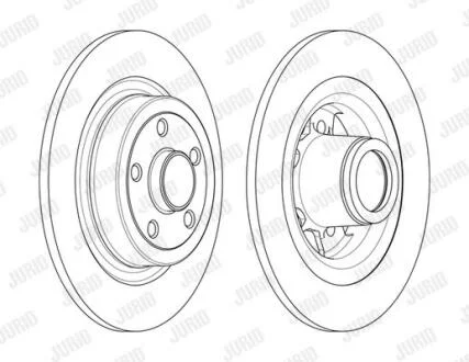 Диск гальмівний Jurid 563003J-1