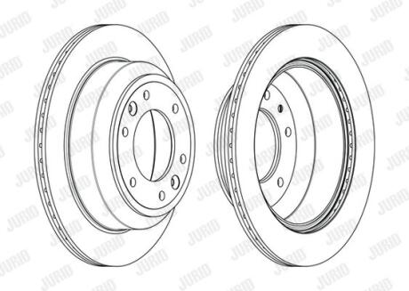 Диск гальмівний Jurid 563007JC