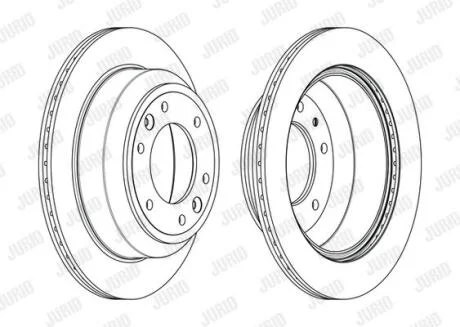 Диск гальмівний Jurid 563007JC