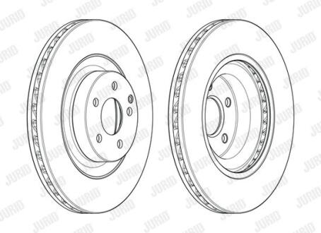 Диск гальмівний Jurid 563012JC-1