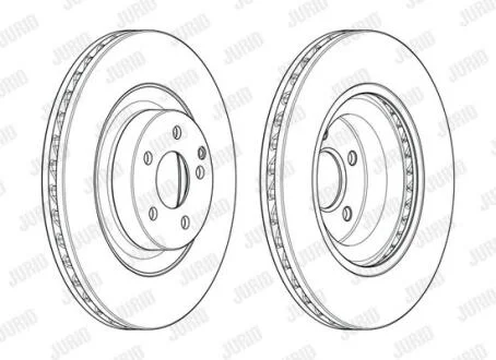 Диск гальмівний Jurid 563012JC-1