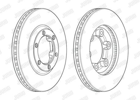 Диск гальмівний Jurid 563013JC