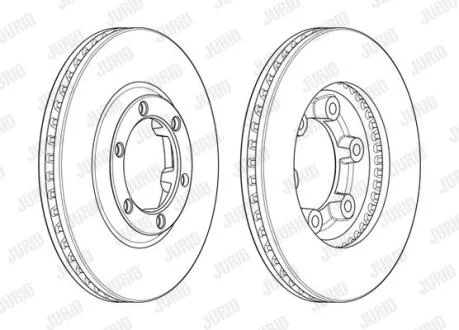 Диск гальмівний Jurid 563013JC