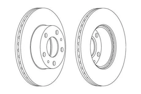 Диск гальмівний Jurid 563018J