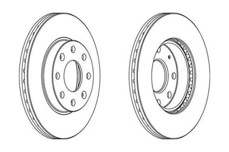 Диск гальмівний Jurid 563019JC