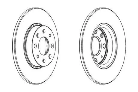 Диск гальмівний Jurid 563020JC