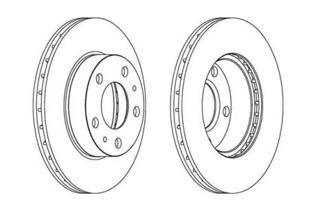 Диск гальмівний Jurid 563021J