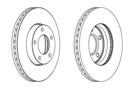 Диск гальмівний Jurid 563028JC