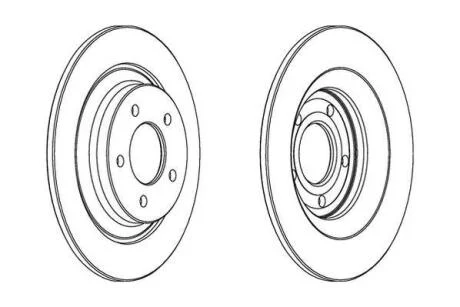 Диск гальмівний Jurid 563038JC
