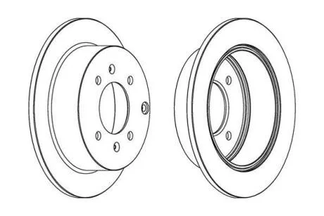 Диск гальмівний Jurid 563042JC