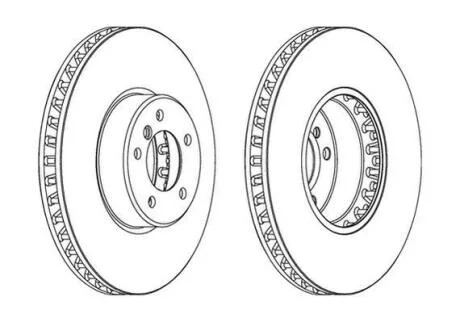 Диск гальмівний Jurid 563045JC-1