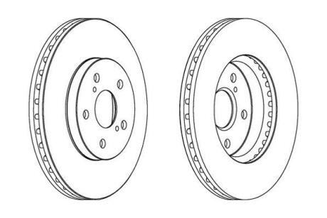 Диск гальмівний Jurid 563047JC