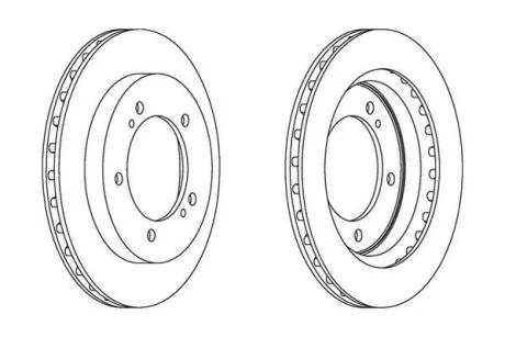 Диск гальмівний Jurid 563049JC