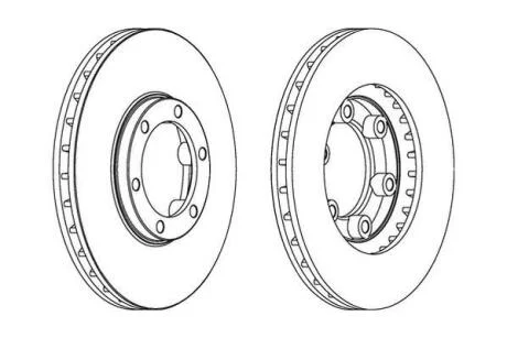 Диск гальмівний Jurid 563072JC