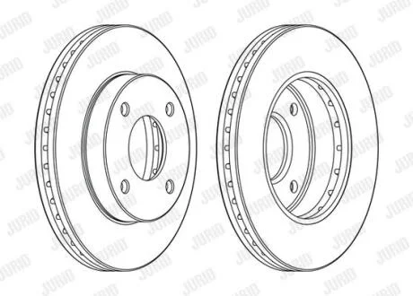 Диск гальмівний Jurid 563107JC
