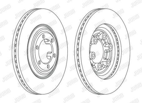 Диск гальмівний Jurid 563111JC