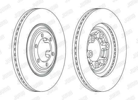 Диск гальмівний Jurid 563111JC