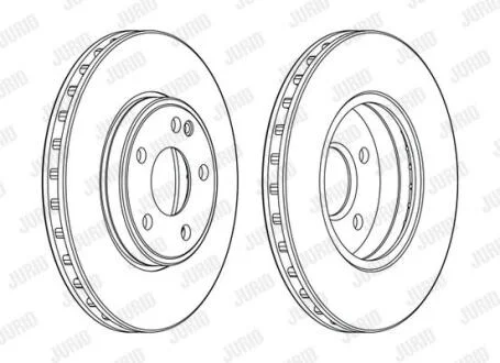 Диск гальмівний Jurid 563114JC