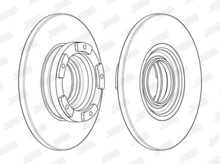 Диск гальмівний Jurid 563125J (фото 1)