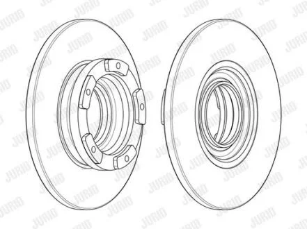 Диск гальмівний Jurid 563125J