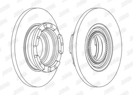 Диск гальмівний Jurid 563126J